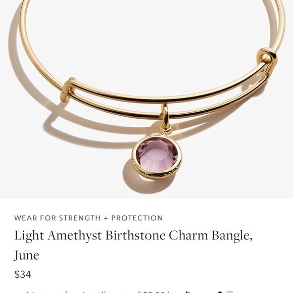 Alex And Ani Birthstone Charm Bracelet - Picture 3 of 3